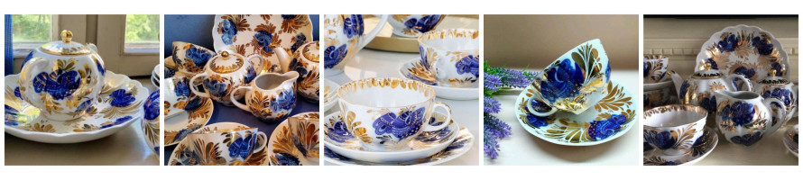Golden Garden from Lomonosov Imperial Porcelain Store